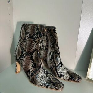 ASOS Snakeskin Ankle Boots